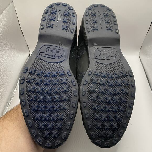 Allen Edmonds Jack Nicklaus Signature Men’s Black Leather Golf Shoes Size 9 D - Picture 8 of 8